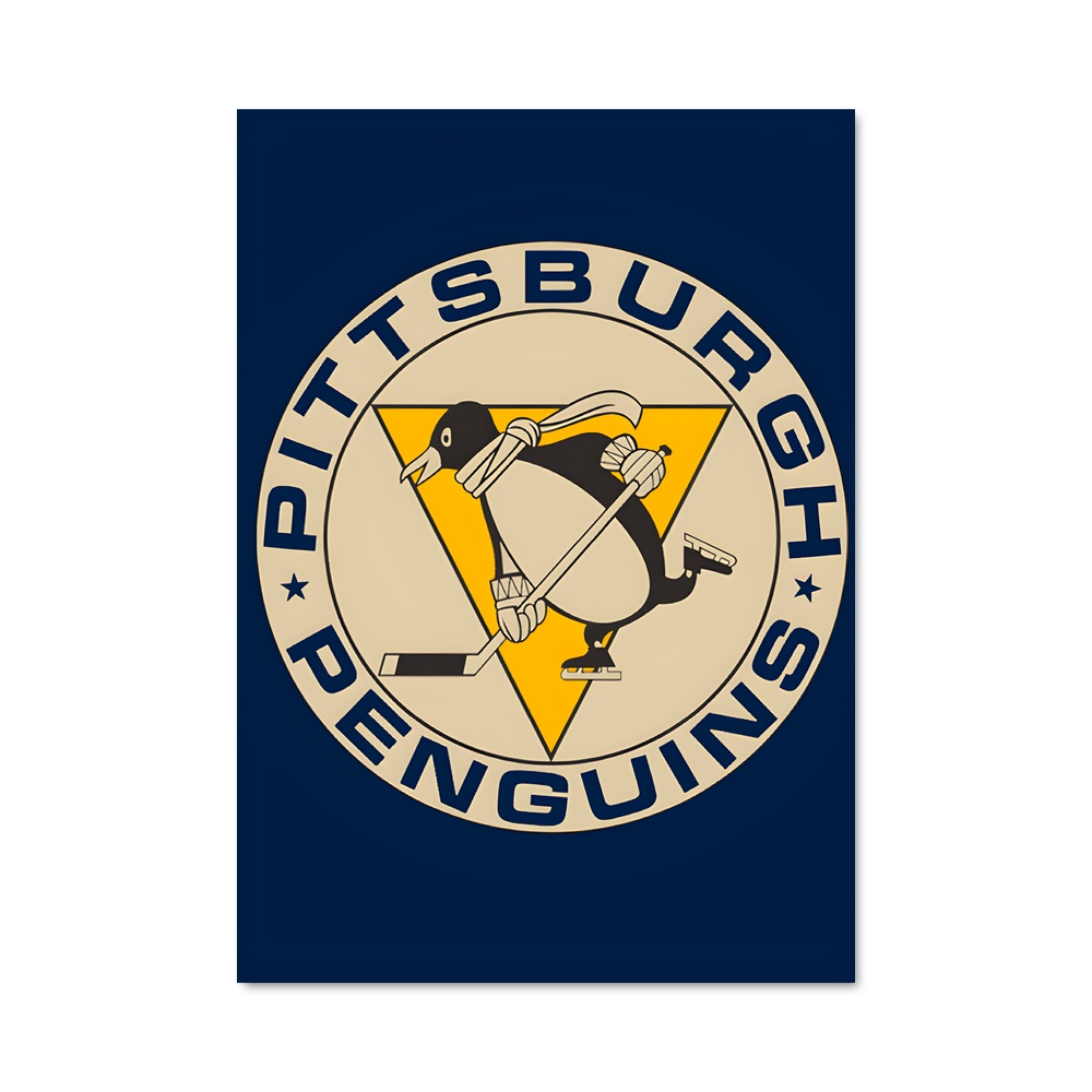 Poster Penguins Power – affiche Hockey sur glace